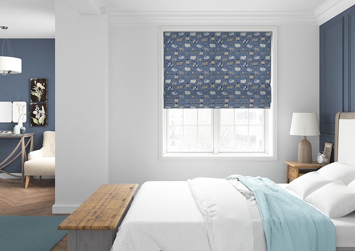 Baa Baa, Denim - Twist&Fit Roman Blind - Image 5